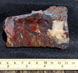 Binghamite Slab. Multicolored Beauty with Much Hematite