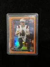 Drake Maye Orange Refractor /25 2025 Topps Chrome #207 Patriots