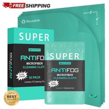 OPTIPAK Anti-Fog Microfiber Cleaning Cloth for Eyeglasses, Goggles  Ski Mask