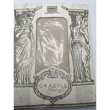 Vintage 90s Gracile Hosiery Medium Control Top Linen Lycra New Sealed