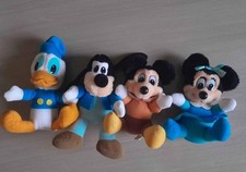 1984 Hardees Mickey's Christmas Carol Plush Set of 4
