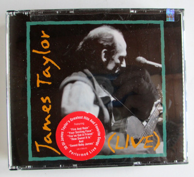 James Taylor Live, James Taylor, NEW / SEALED, Audio CD, 2 Discs