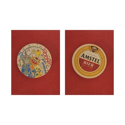 Amstel Hirsch Brauerei Bierdeckel Bier