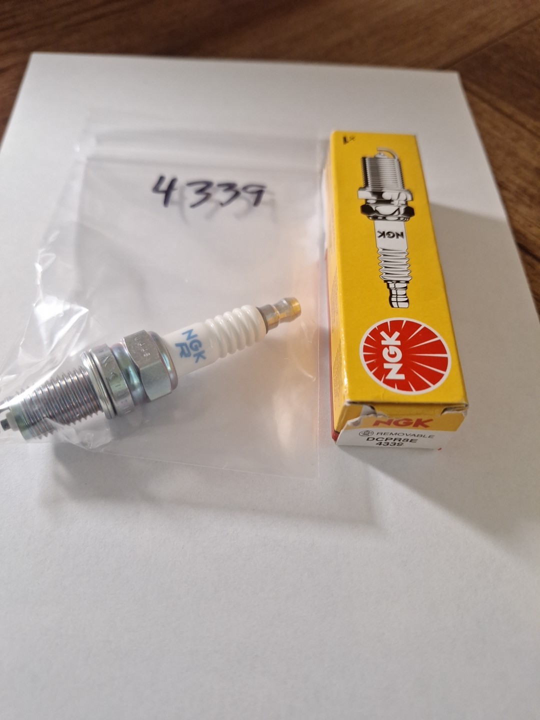 Pack of 2 Genuine Standard NGK Spark Plugs. DCPR8E 4339