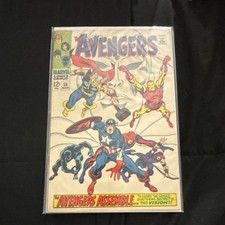 Marvel Comics The Avengers #58 Key Issue 1968 Thor Iron Man Captain America