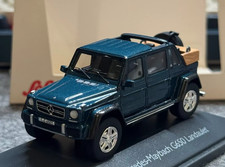 Schuco 1/64 Mercedes Maybach G650 Laudaulet Blue Resin Car Model