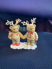 Cherished Teddies "Aren't We Dear " Darryl  Susie Reindeer 4016863 Boxed Enesc