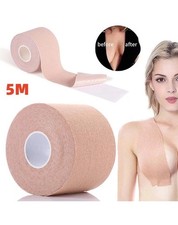2 X 5M Women Boob Tape Invisible Bra Nipple Cover Adhesive Push Up Lift  J2652