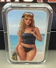 Bullion Baddies Sports Fever - 1 OZ Silver Bar With COA NICE Version Tidal Talia
