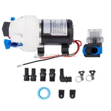 R3526144D RV Water Pump 3 GPM 12V DC 50 PSI Diaphragm Pump with Pressure Switch