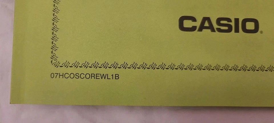 Libro de canciones Casio piano teclado partituras 07HOSCOREML1B canciones clásicas del mundo Foto 4 de 4
