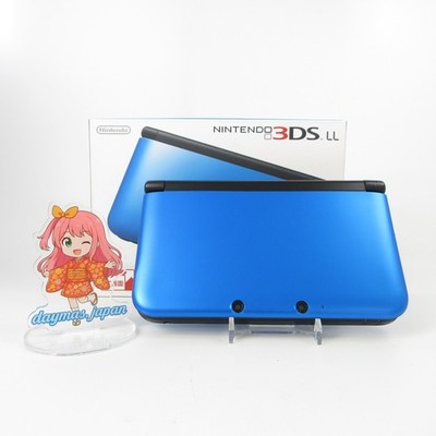 Excellent】Nintendo 3DS LL XL Blue x Black Console Japanese