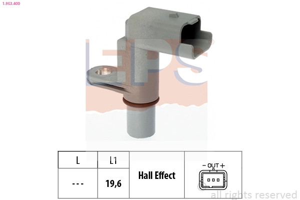 Sensor, Motordrehzahl Eps 1.953.400 FüR OE 1920 AE - 1920 AE - 96 34 605 580-image