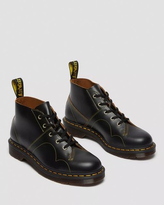 【Dr.Martens】 church US9 27cm Dr. Martens Church Vintage Smooth Leather Monkey Boots in Black | eBay
