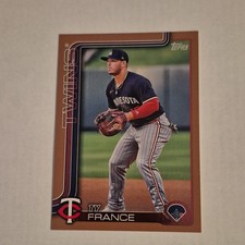 2025 Topps Update Series Gold #US268 Ty France 1063 /2025 Minnesota Twins