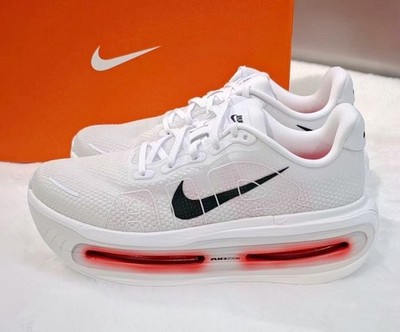 Authentic Nike Vomero Premium -White Bright Crimson Running Shoes (Men)