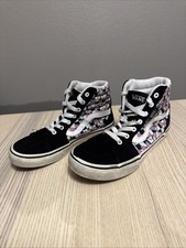 VANS Off the Wall Graphic Butterfly, Youth Shoes, Size 2.0