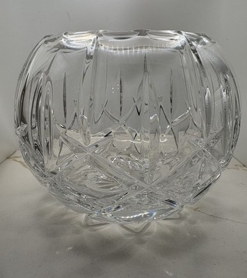 Lady Anne Rose Bowl 5.75  from Gorham Full  Lead Crystal Made in Czech Republic