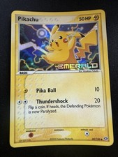 Pikachu EX Emerald Reverse Holo Stamped 60/106 LP+ Condition on eBay
