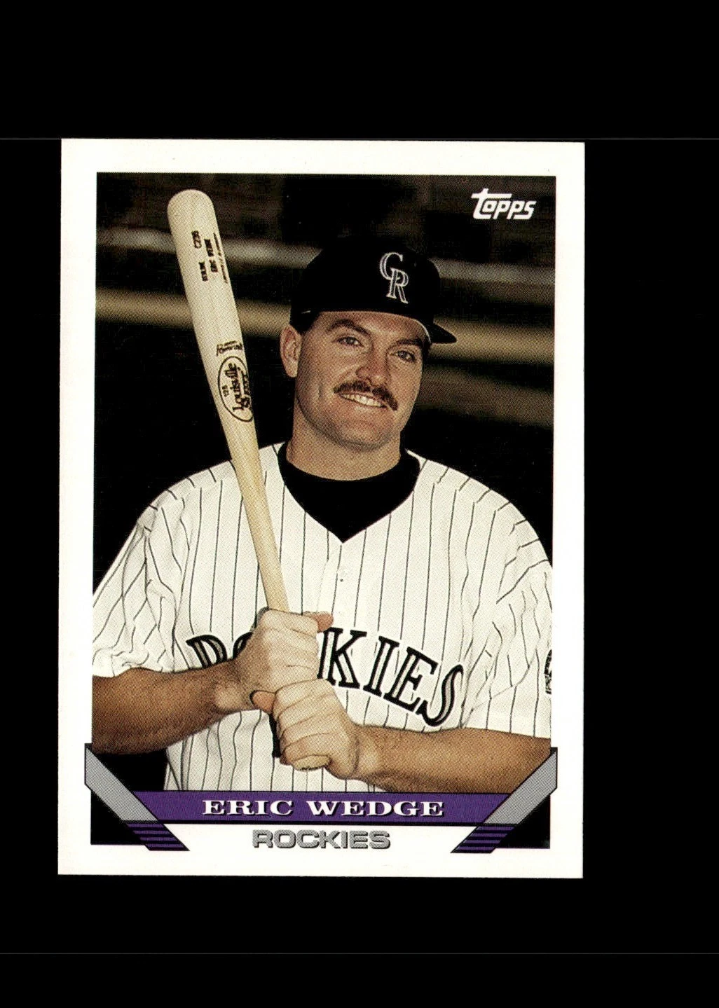 Eric Wedge RC : 1993 Topps MLB Baseball Card #486 : Colorado Rockies