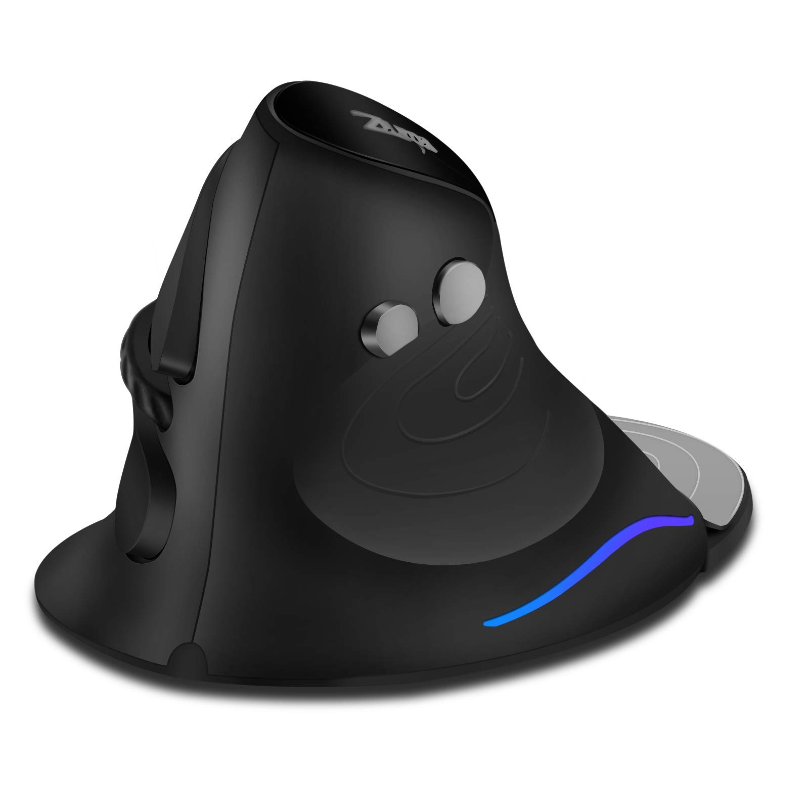 2.4G Wireless Ergonomic Mouse with Adjustable DPI and Removable Palm Rest