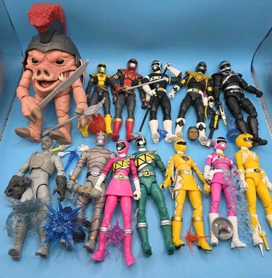Power Rangers Lightning Collection 6'' Figure Lot Omega In Space Dino Charge MMPR