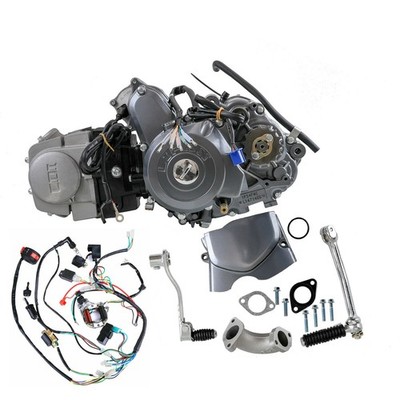 125cc Motor Engine 4 speed Kick Electric Start Wiring For CRF50 XR50 CRF70 CT70