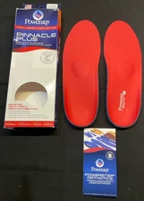 Powerstep Pinnacle Plus Orthotic Supports Full Length Men 12-13.5 Women 14-15.5
