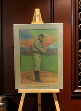 T3 Turkey Red Ty Cobb Baseball Direct Print Wooden Sign Display Photo 9x12