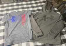 Under Armour Kid  s boys shirt  sweatshirt lot Youth Size Medium