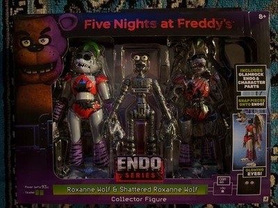 Five Nights at Freddy's FNAF Endo Series Wave 3 ROXANNE WOLF & SHATTERED ROXANNE