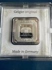 A 10 Gram .999 Silver Bar - Geiger Edelmetalle Sealed In Assay