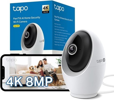 TAPO C260 4K 8MP SCHWENK-NEIGBARE ÜBERWACHUNGSKAMERA FÜR INNEN - BRANDNEU & VERSIEGELT