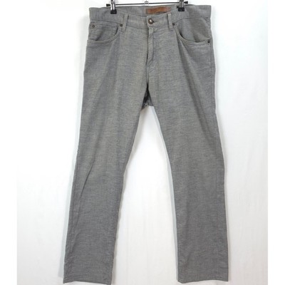 Agave Denim Rocker Jeans Men 35 Classic Taper Melange Gray Casual Luxury