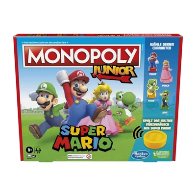 Monopoly Junior Super Mario Brettspiel Kinder ab 5 Jahre OVP Defekt - Bild 1 von 4
