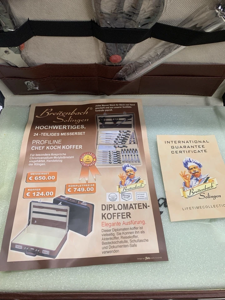 Solingen Breitenbach Besteck NEU 24 Tlg Steakbesteck Grillbesteck Messer SET - Bild 2 von 4
