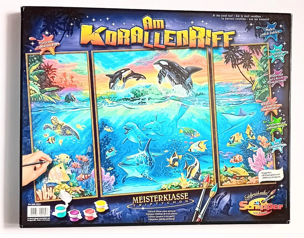 Schipper Malen Nach Zahlen – Triptychon 50x80 Cm, An Irlands Küsten, 609260886