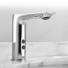 Smart Automatic Infrared Sensor Brass Chrome Faucets Touchless Bathroom Sink Tap