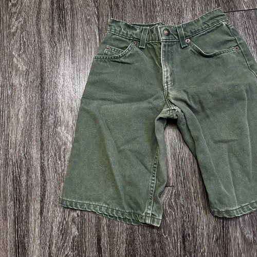 Vintage Made In USA Levi’s Orange Tabs Boys Shorts - Picture 2 of 9
