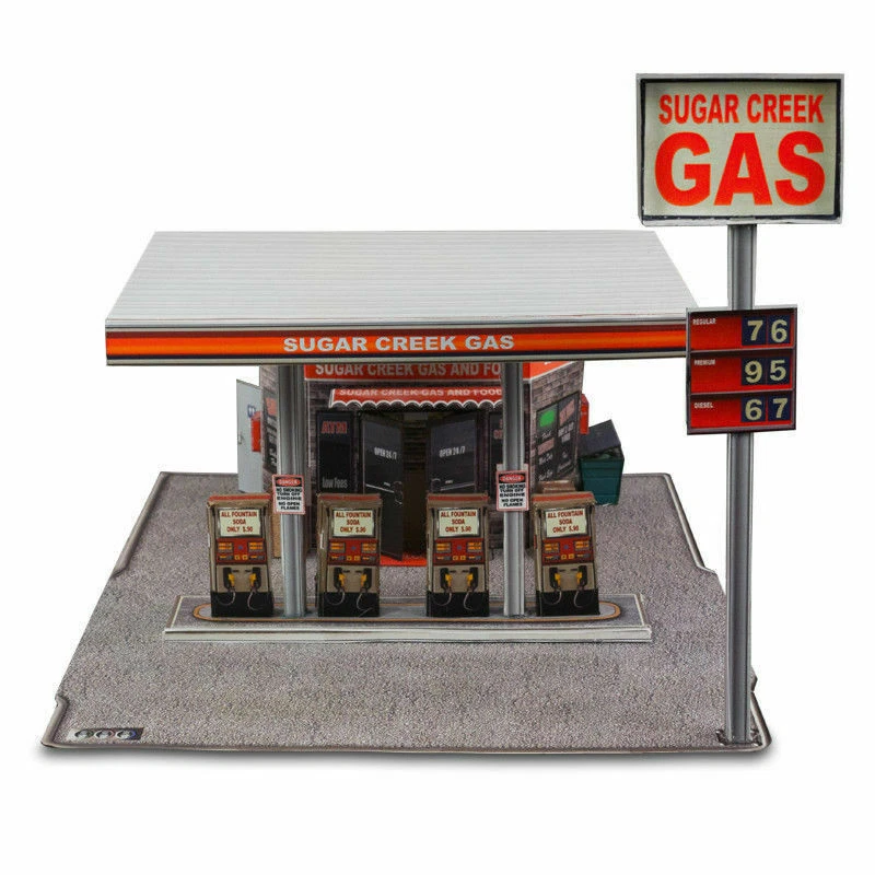 1/32 Slot Car Gas Station Fits Carrera, Scalextric, Strombecker, Eldon, Lionel - Image 3 of 4