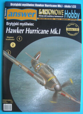 Answer KH 12 (12/2018) - Britischer Jagdflugzeug Hawker Hurricane Mk.I