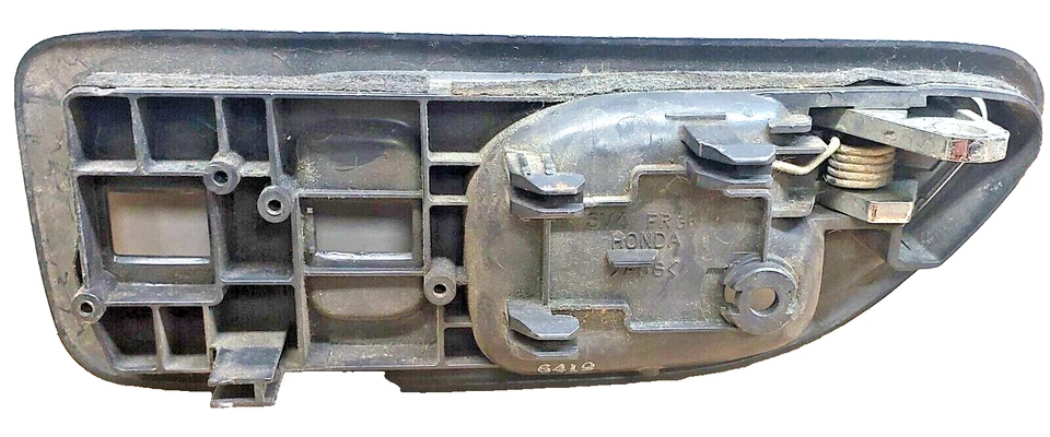 1994–1997 Honda Accord maçaneta interna dianteira direita passageiro preta fabricante de equipamento original - Imagem 2 de 2