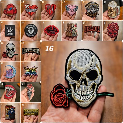 Route 66 Bügelaufnäher 11cm - Vintage USA Patches Für Kleidung