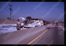 sl92 Original slide 1980’s  Los Angeles Fire Department fwy 91 downey van 710a