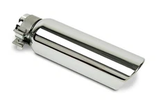 Go Rhino GRT25414 Chrome SS Exhaust Tip Inlet: 2.5" Length: 14" Outlet: 4"