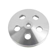 Aluminum 1 Groove Power Steering Pump Pulley For GM SB & BB Chevy Keyway Style