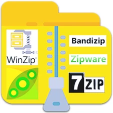 File Archiver Bundle | 6 Different Brands of Archiving Software inc. | CD/DVD