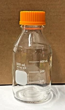 PYREX MEDIA STORAGE BOTTLE 1395-500ml ROUND W/ GL45 CAP - (6/box)