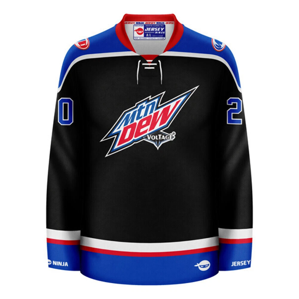 Mountain Dew Voltage Black Hockey Jersey