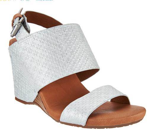 Gentle Souls Leather Covered Wedge 